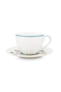 (image for) Jolie Cappuccino Tasse &Amp; Untertasse Dots Gold | Pip Studio Sale-2911 - Click Image to Close