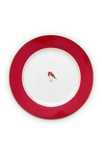 (image for) Pip Studio Love Birds Frühstücksteller Rot 21 Cm | Pip Studio Sale-2761