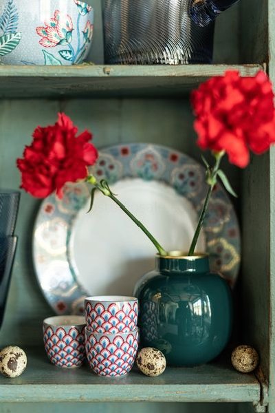 (image for) Pip Studio Flower Festival Eierbecher Rot-Hellblau | Pip Studio Sale-2852