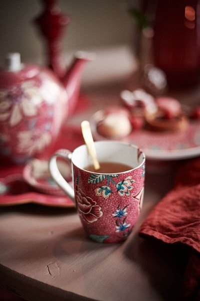 (image for) Pip Studio Flower Festival Tasse Klein Dunkelrosa | Pip Studio Sale-2795