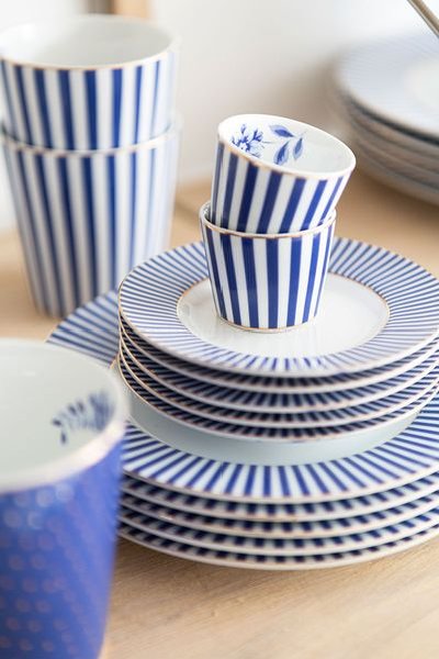 (image for) Pip Studio Royal Stripes Tasse Klein Blau | Pip Studio Sale-2898