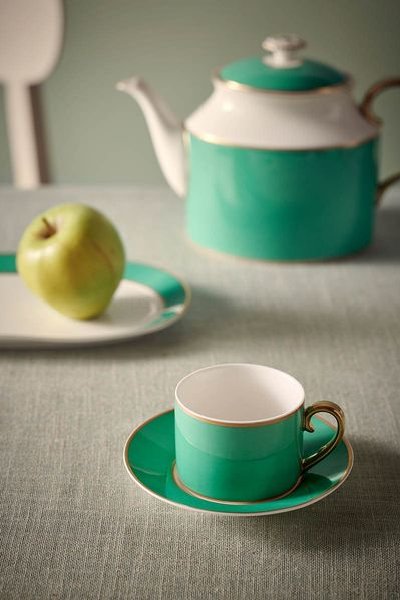 (image for) Pip Studio Pip Chique Cappuccino Tasse &Amp; Untertasse Grün | Pip Studio Sale-2737