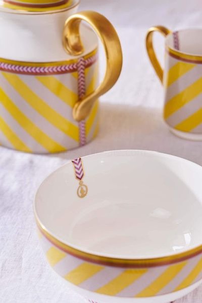 (image for) Pip Chique Pip Chique Stripes Schale Gelb 15.5cm | Pip Studio Sale-2354