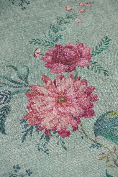 (image for) Pip Studio Teppich Fleur Grandeur By Pip Grün | Pip Studio Sale-3249