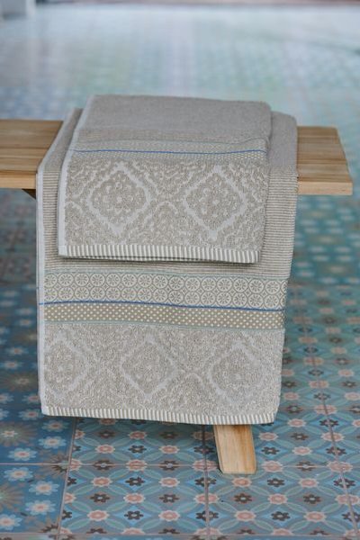 (image for) Pip Studio Gästehandtuch Set/3 Soft Zellige Khaki 30x50 Cm | Pip Studio Sale-3170