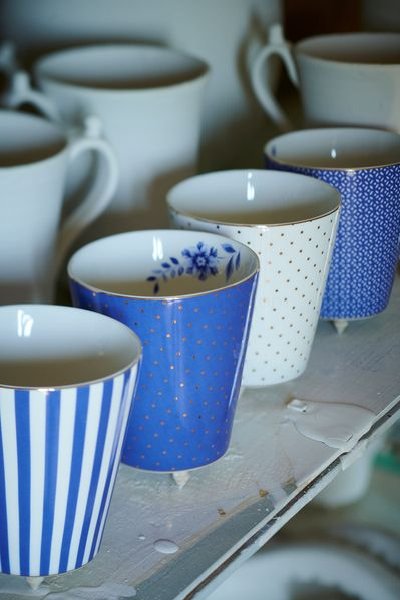 (image for) Royal Dots Blau Tasse Klein Ohne Ohr | Pip Studio Sale-2904