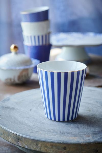 (image for) Pip Studio Royal Stripes Tasse Klein Blau | Pip Studio Sale-2898