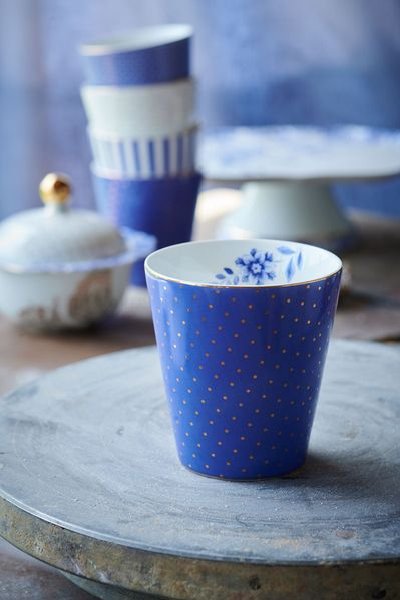 (image for) Royal Dots Blau Tasse Klein Ohne Ohr | Pip Studio Sale-2904