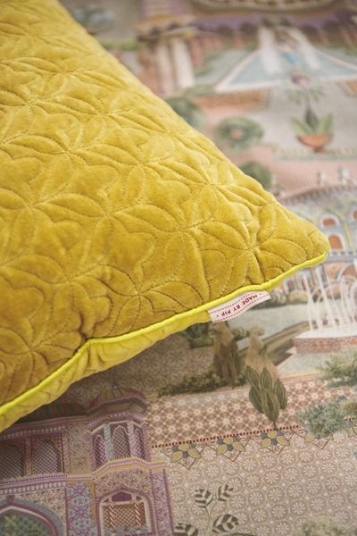 (image for) Pip Studio Zierkissen Quilty Dreams Hellgelb | Pip Studio Sale-2568