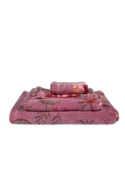 (image for) Pip Studio Große Handtuch Secret Garden Mauve 70x140cm | Pip Studio Sale-2600