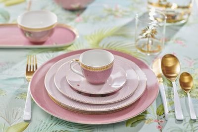 (image for) La Majorelle Espresso Cup &Amp; Saucer Pink | Pip Studio Sale-2920