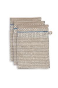 (image for) Pip Studio Waschlappen Set/3 Soft Zellige Khaki 16x22 Cm | Pip Studio Sale-3174