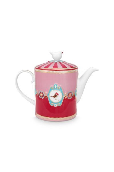 (image for) Love Birds Teekanne Medium Rot/Rosa | Pip Studio Sale-2896